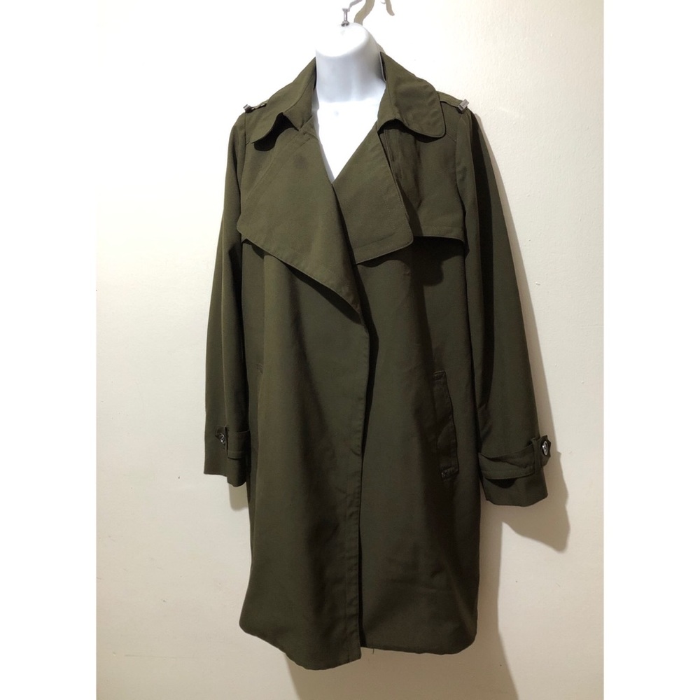 Michael Kors Trench Coat Green Size S